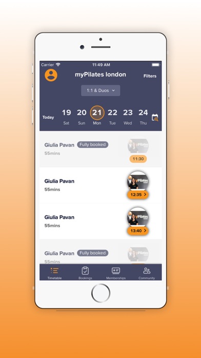 myPilates London screenshot 3