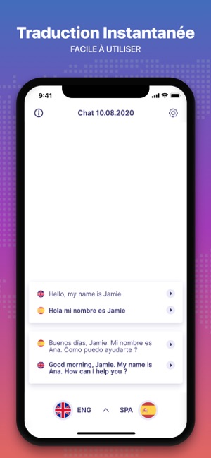 Traducteur Voix Traduire Dans L App Store
