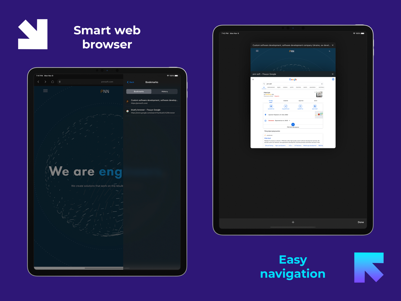 PNN Soft releases Bluefy for iOS - Efficient Web Bluetooth Browser Image