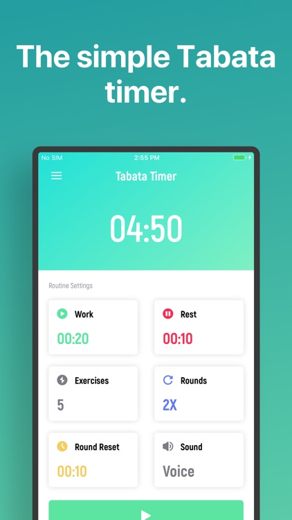 Tabata Timer □