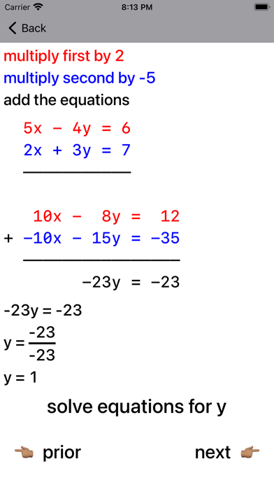 How to cancel & delete Simultaneous Linear Equations from iphone & ipad 4