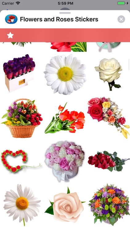 Flowers and Roses Stickers screenshot-5