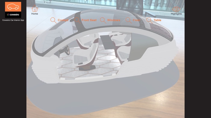 Covestro Car Interior App