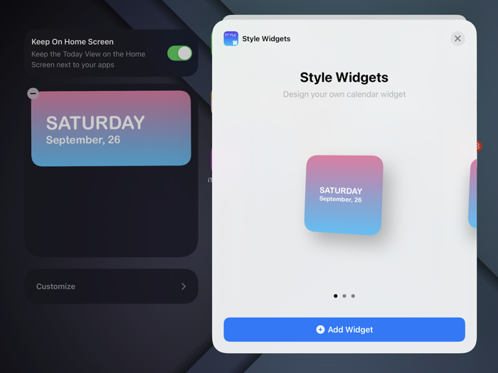 Style Widgets