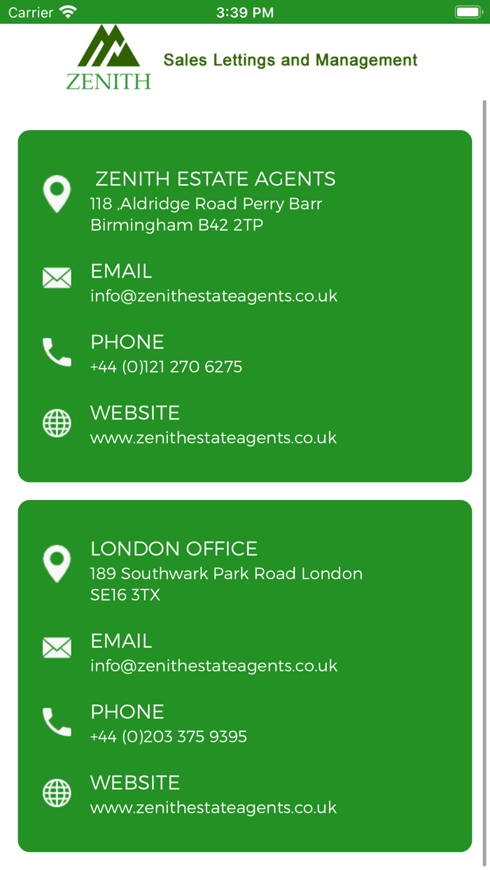 Zenith Estate Agents