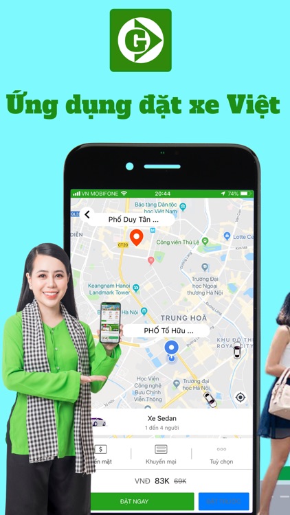 GV - Đặt xe hơi, Car Bike Taxi