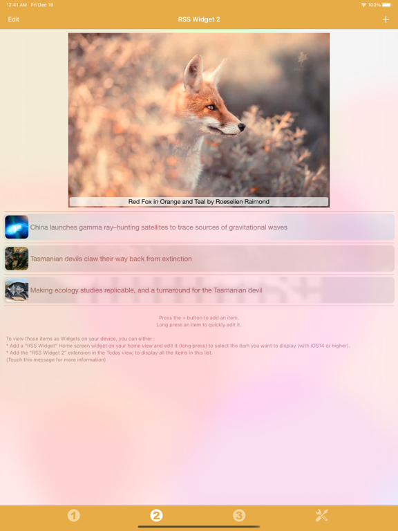 RSS Widget screenshot 3