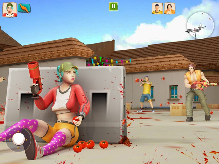 Tomato Splash Shooting Games