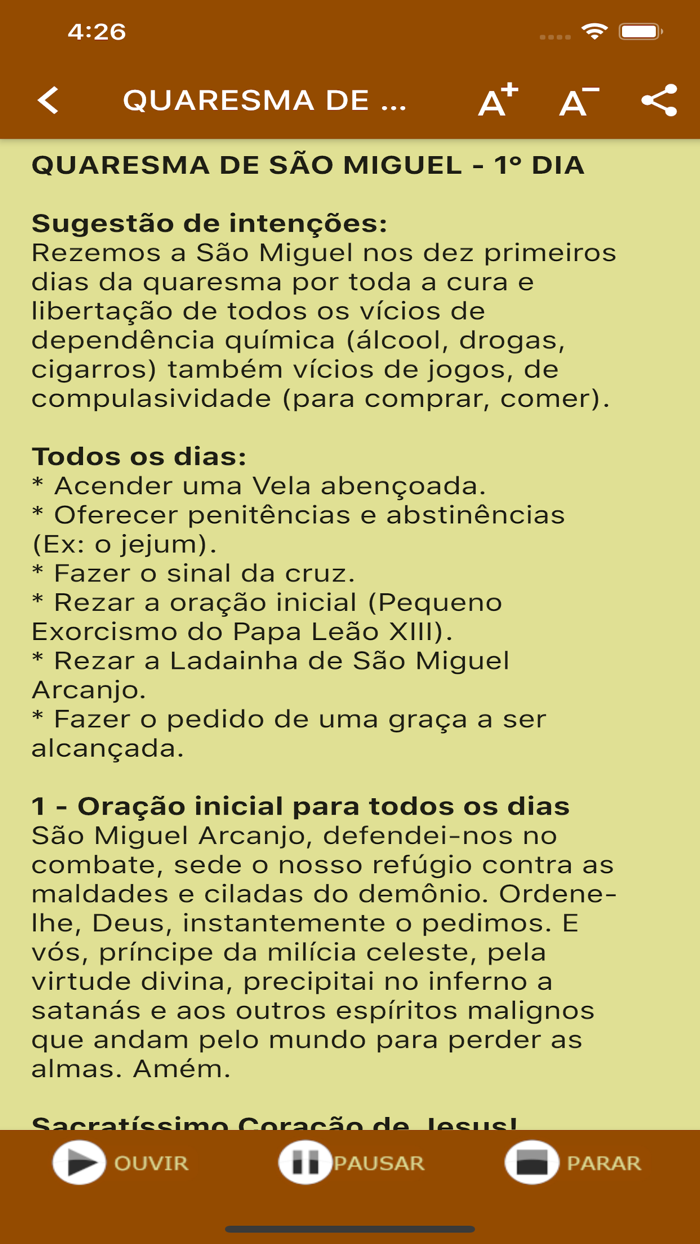 Quaresma São Miguel