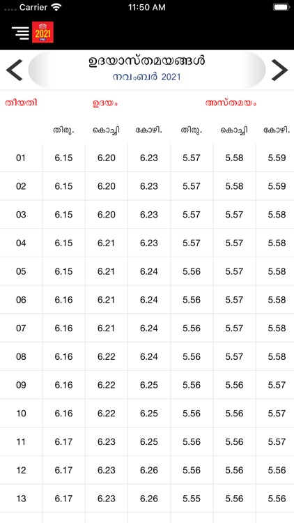 Malayala Manorama Calendar2021 screenshot-6