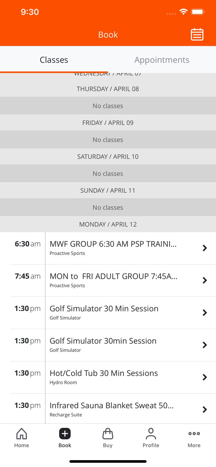 Proactive Sports Performance