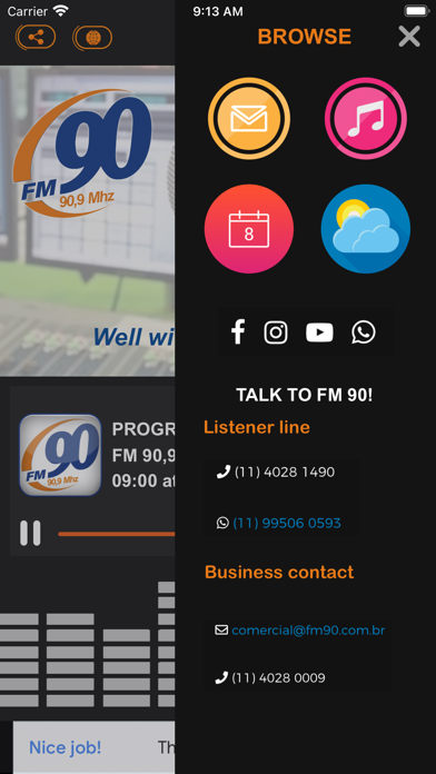 Radio FM 90,9 MHz screenshot 2
