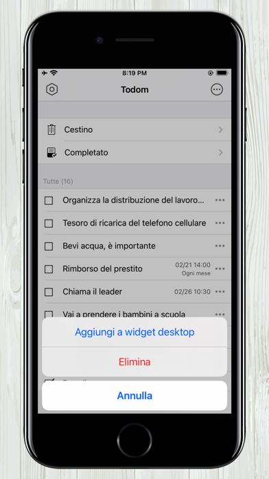 Screenshot of Todom: To Do List Widget App7