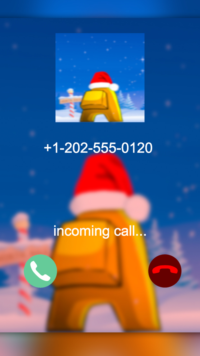 Santa among Santas call