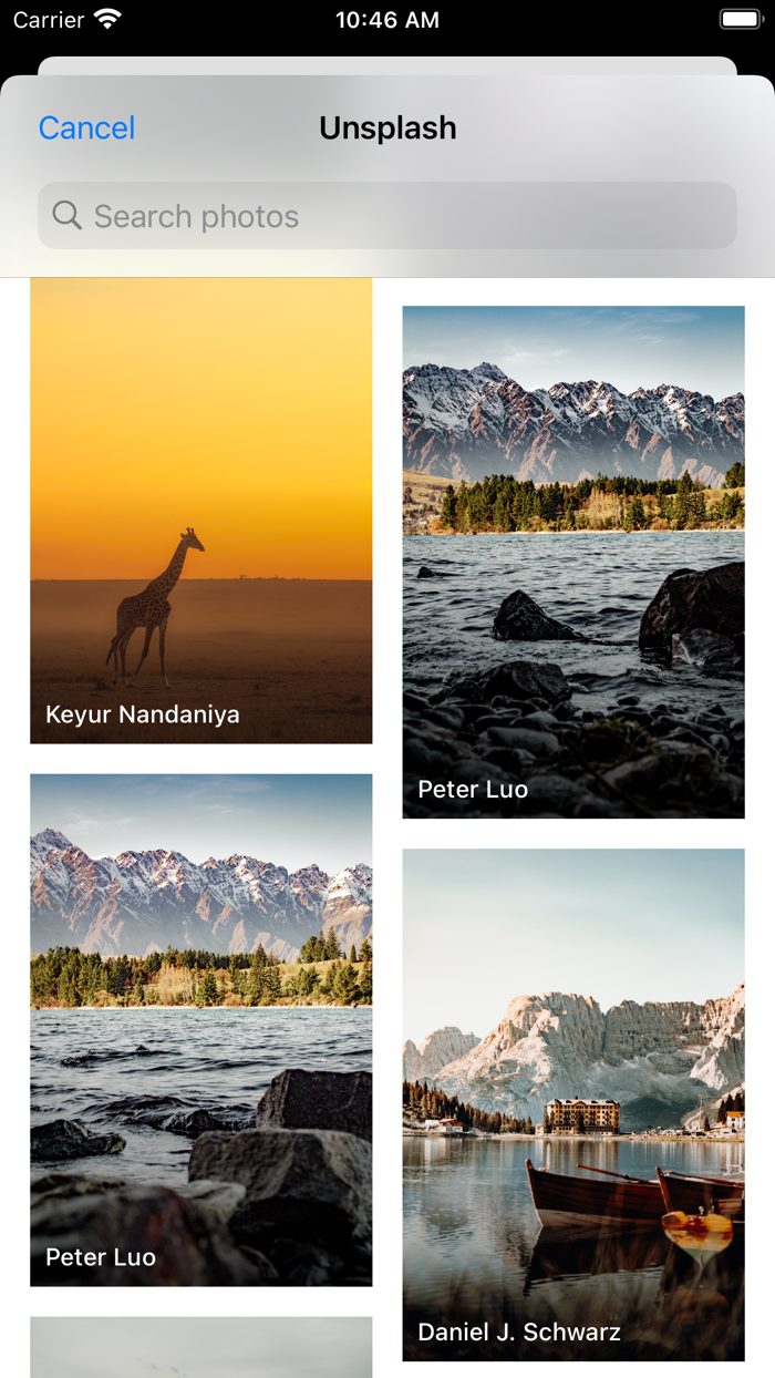 Color Photo Calendar Widget