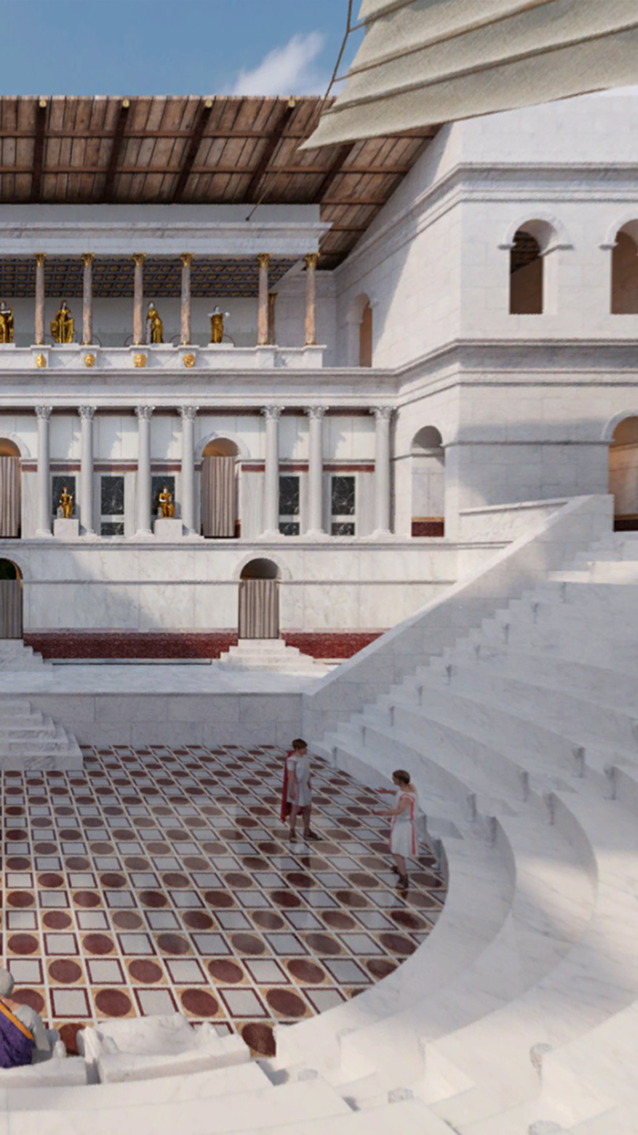 Hadrians Villa South Theater