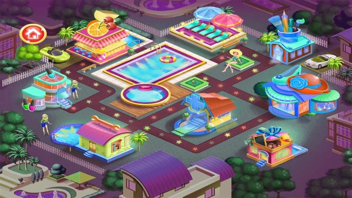 Pool Party Girl - Nail Salon