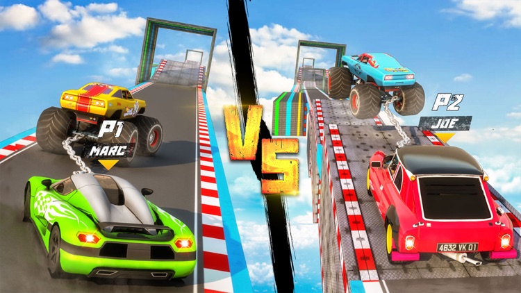 Superhero Double Car Racing screenshot-3