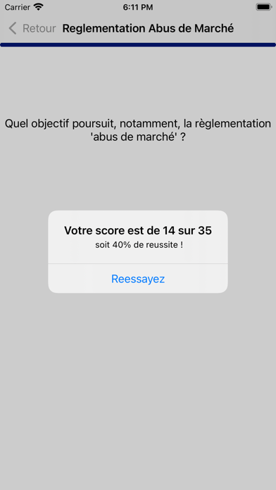 Questionnaire AMF Questionnaire AMF