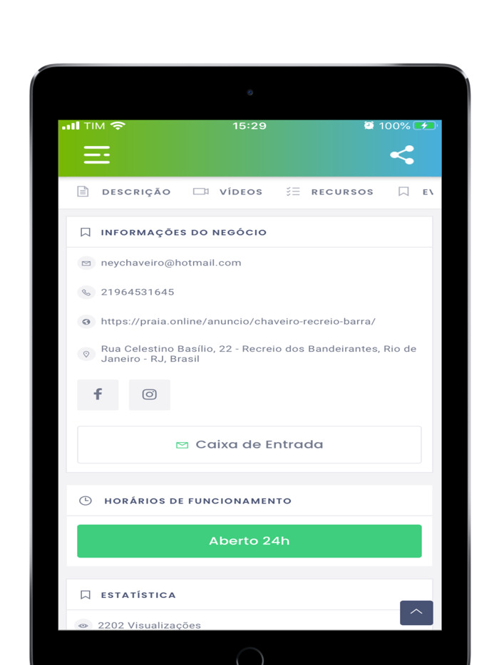 Chaveiro Recreio Barra