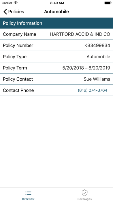 Oak Tree Insurance App screenshot 2