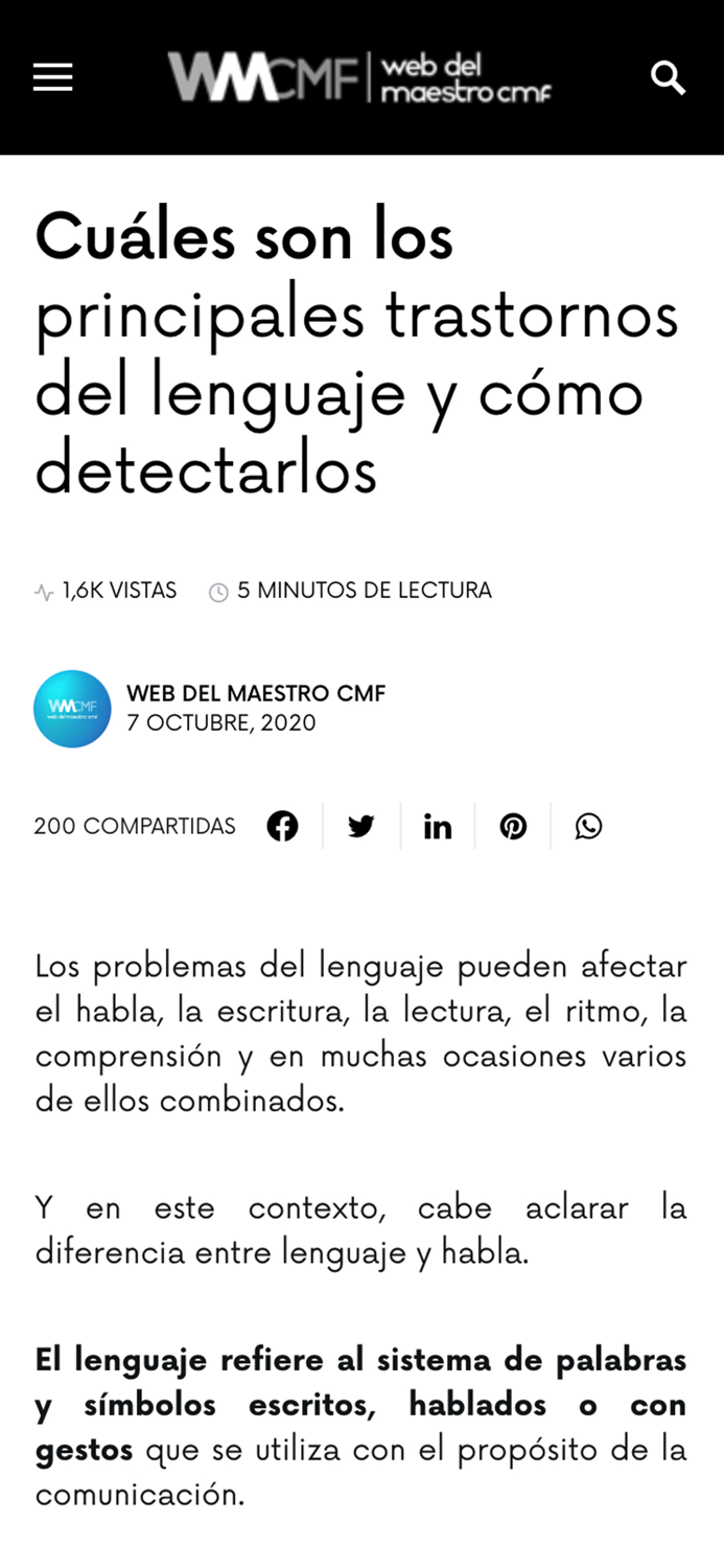 Web del Maestro CMF