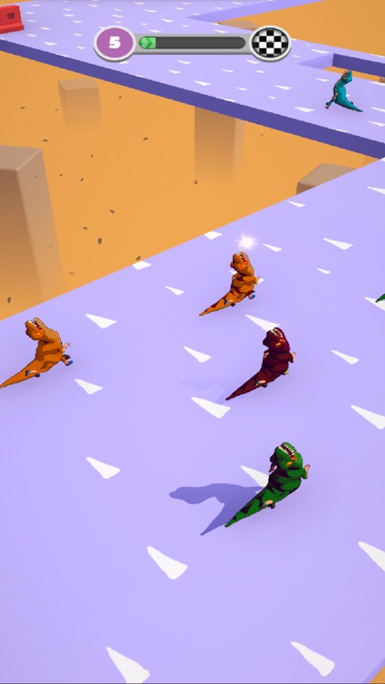 Funny Dino Race screenshot-3