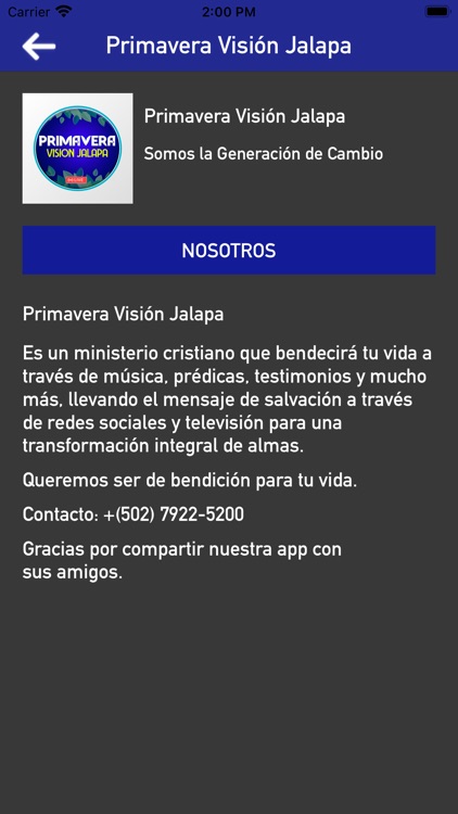 Primavera Visión Jalapa