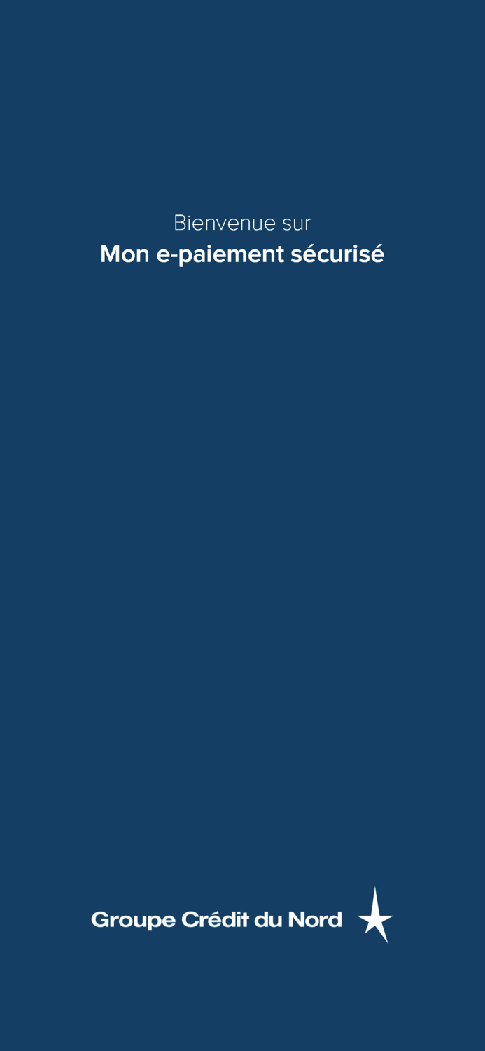 Mon e-paiement sécurisé