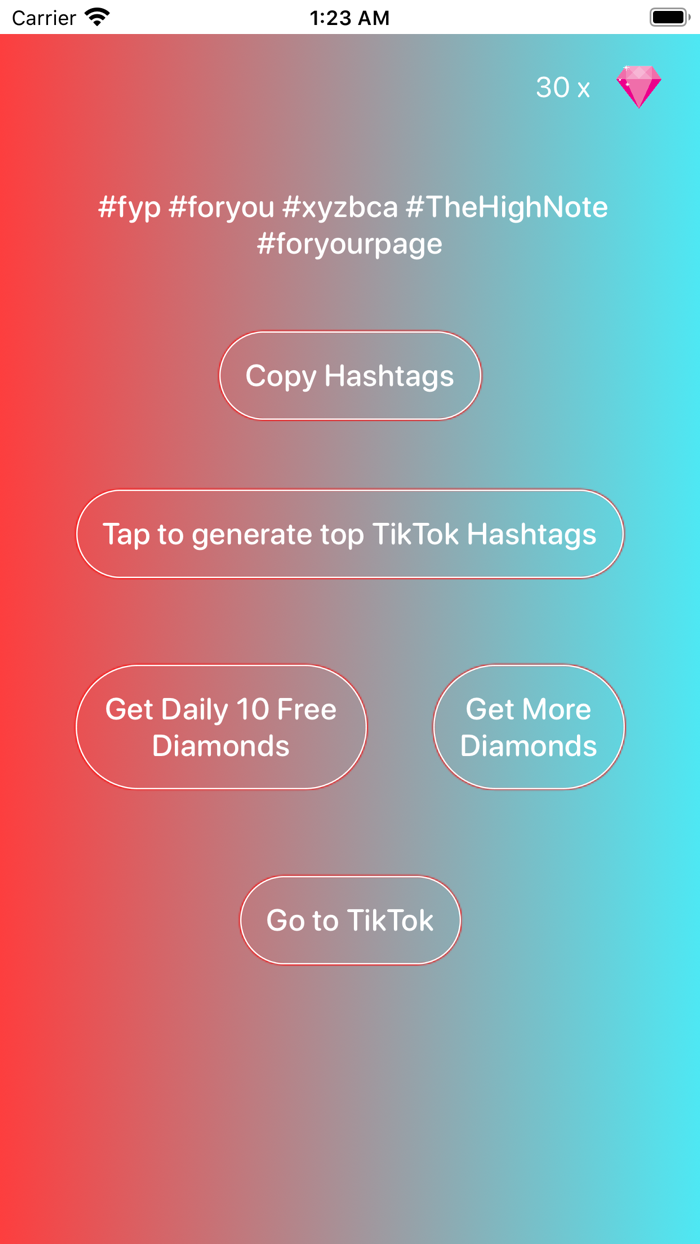 TikTag - Hashtag Generator