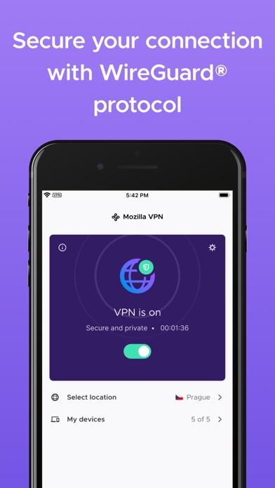 Mozilla VPN - Secure & Private screenshot 2