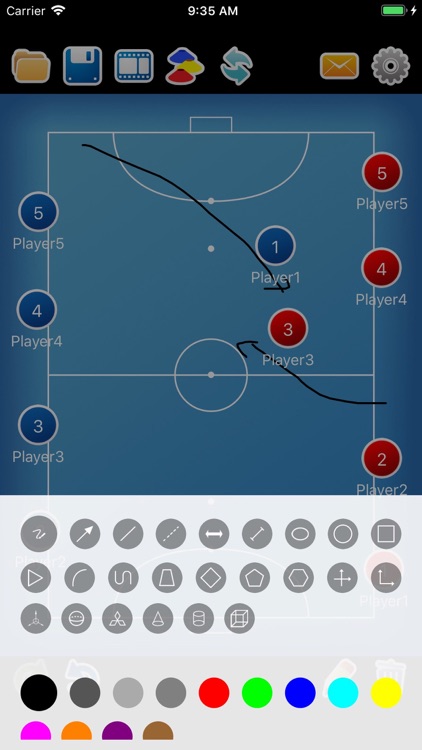 Coach tactic board Futsal足球教学