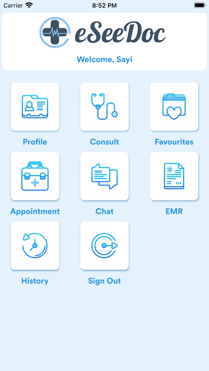 eSeeDoc-Consult doctor online screenshot-1