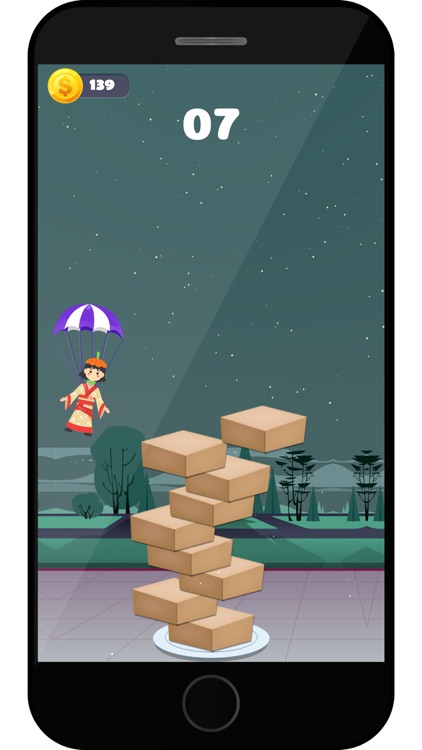 Jumping Girl: Stack up