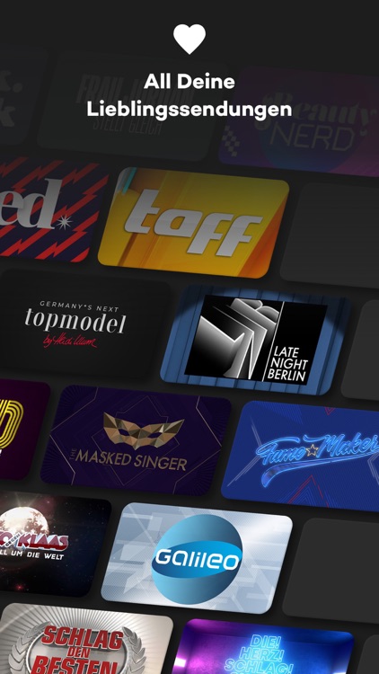 ProSieben – Live TV, Mediathek