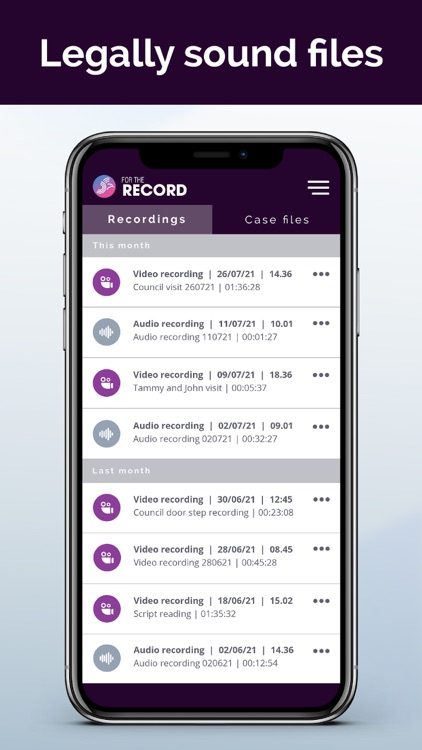 For The Record App screenshot-3