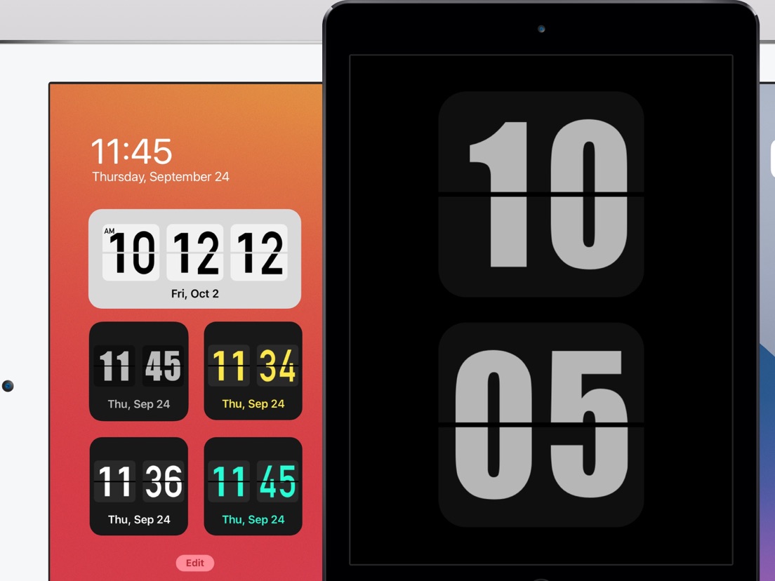 Flip Clock Pro digitale klok App voor iPhone, iPad en iPod touch