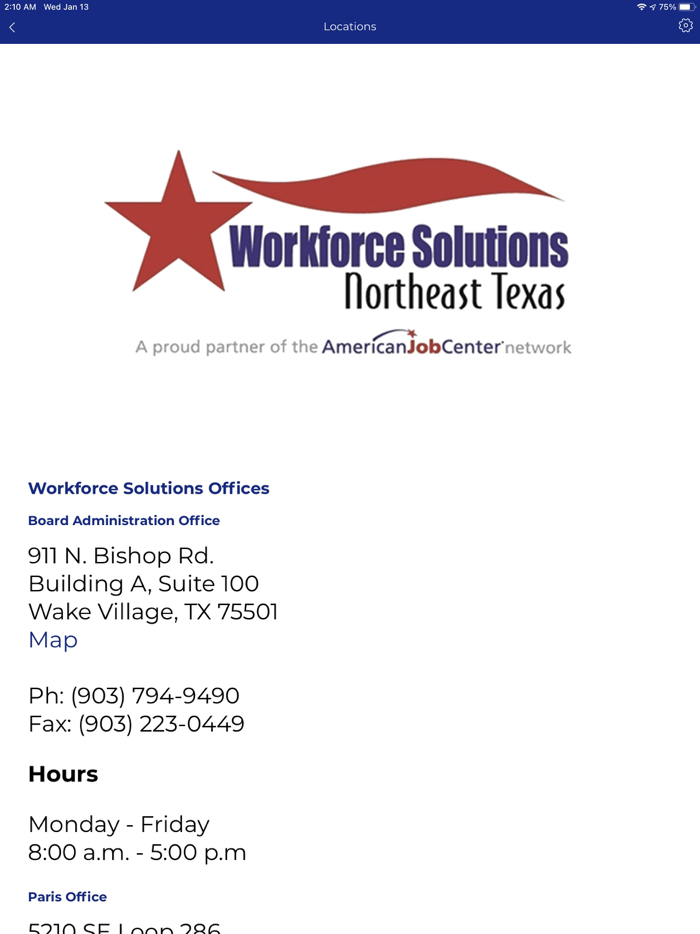 Workforce Solutions NE Texas