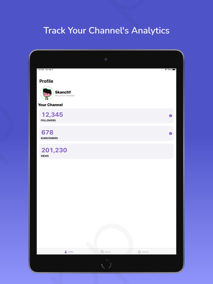 Analytics Tracker for Twitch