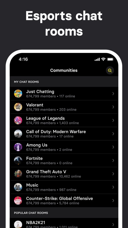 HMU: Esports Chat Rooms! screenshot-3