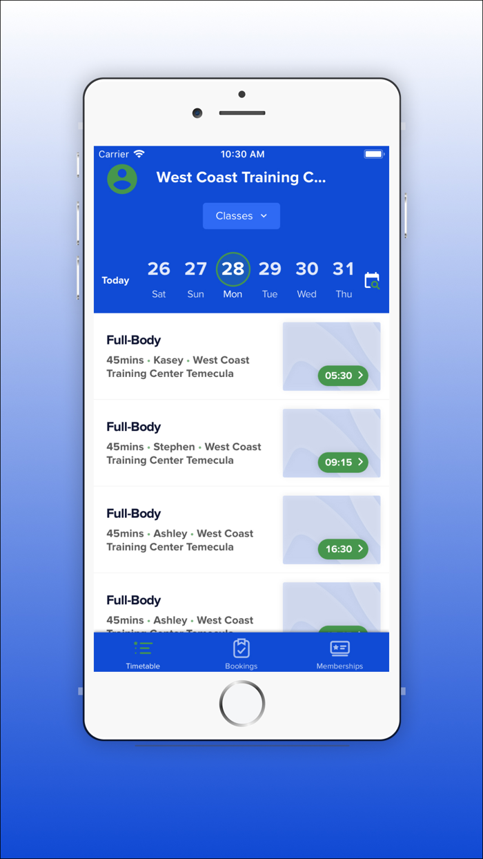 West Coast Training Center
