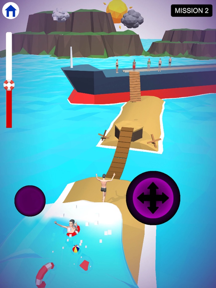 Tsunami shortcut surfer