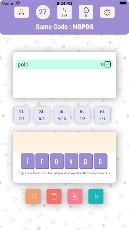 Cipher - Multiplayer Word Game screenshot-3