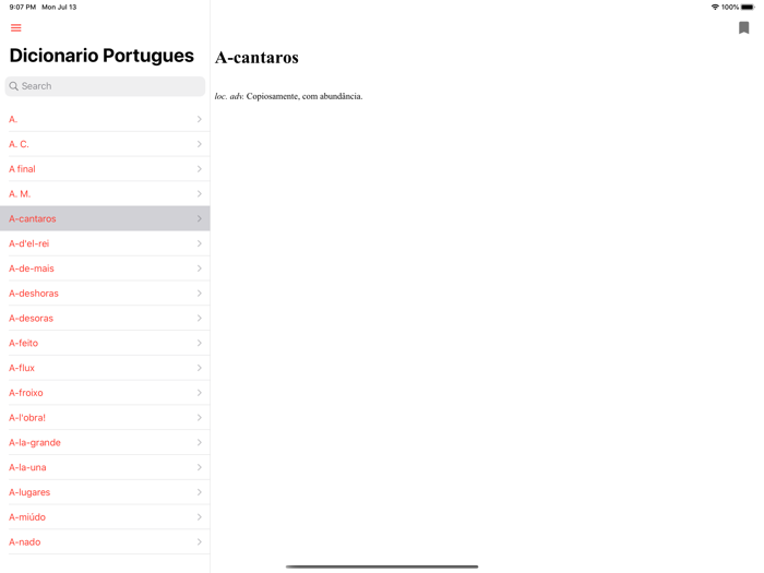 Dicionário Português Offline