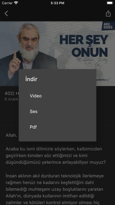 How to cancel & delete Nureddin YILDIZ from iphone & ipad 4