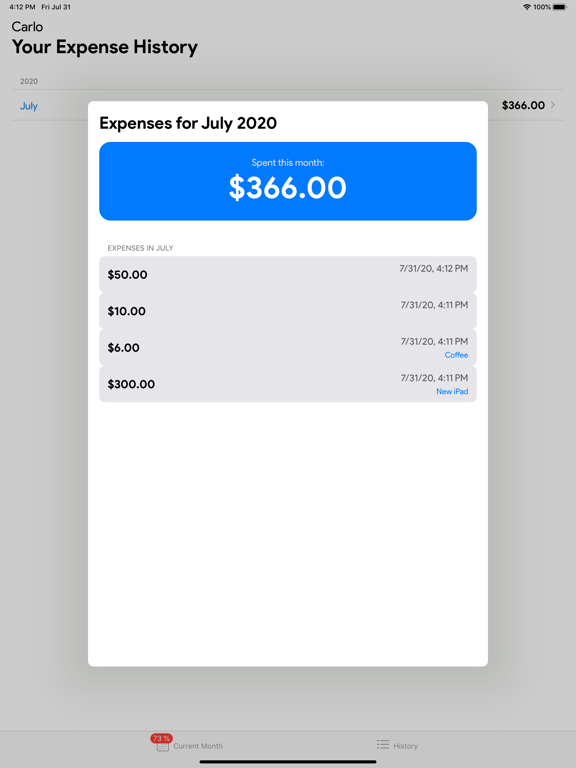 Expy - Expenses Under Control screenshot 3