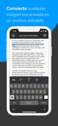 Screenshot 3 Escáner App: PDF Docs Escanear iphone