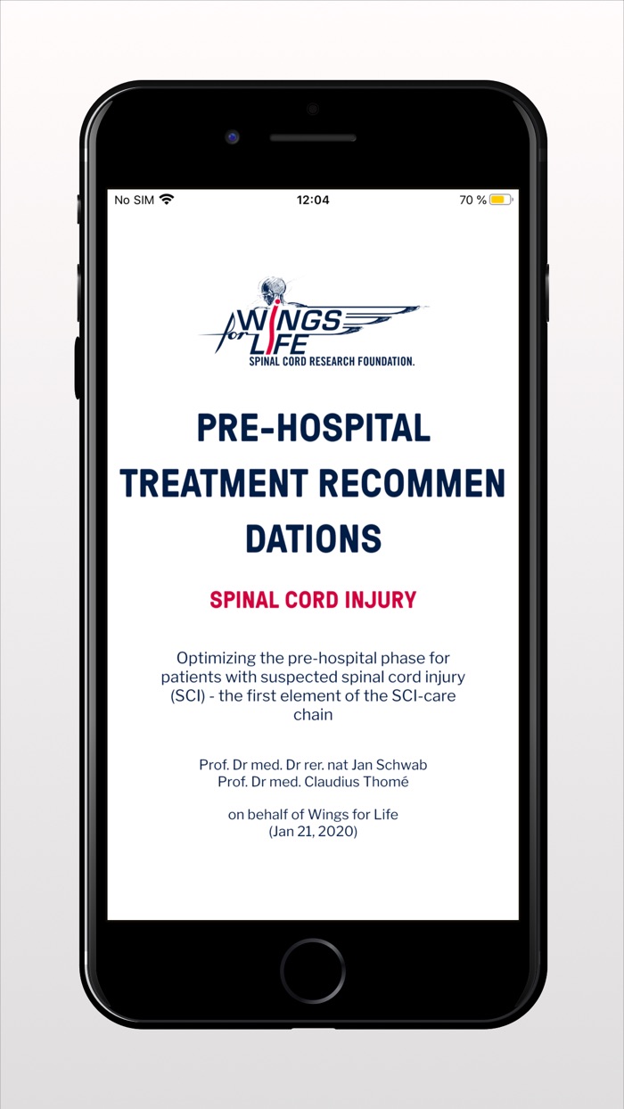 First Aid Spinal Cord Injury