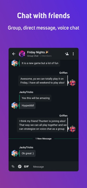 Gamerlink Lfg Voice Chat On The App Store - roblox voice chat music id