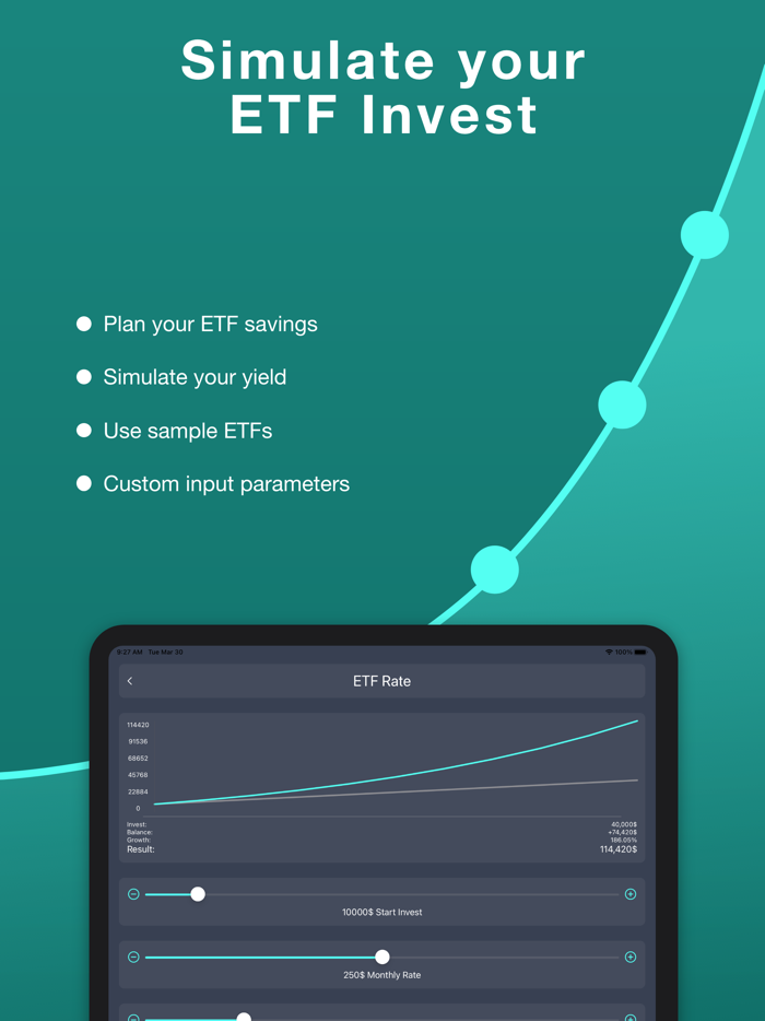 Savings Plan Calculator ETF